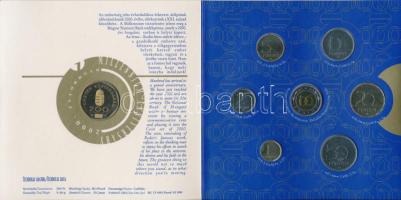 2000. 1Ft-100Ft 7xklf db + 200Ft "Millenium", szettben T:BU