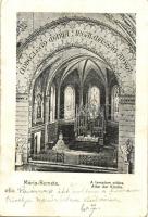 Budapest II. Máriaremete, a templom oltára (EK)