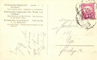 Ózd, Rimamurány-Salgótarjáni vasmű, gázgépek