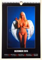 Schach 2015, enyhén erotikus sakknaptár a 2015. évre