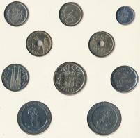 Spanyolország 1992. 1P-500P 8xklf db szettben T:1 Spain 1992. 1 Peseta - 500 Pesetas 8xdiff pcs in set C:UNC