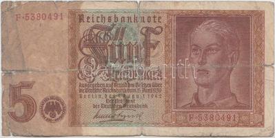 Német Birodalom/Weimari Köztársaság/Német 3. Birodalom 10db klf bankjegy T:vegyes German Empire/Weimar Republic/German Third Reich 10pcs of diff. banknotes C:mixed