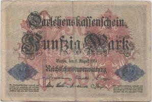 Német Birodalom/Weimari Köztársaság/Német 3. Birodalom 10db klf bankjegy T:vegyes
German Empire/Weim...