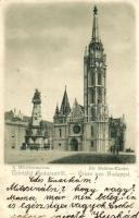 1899 Budapest I. Mátyás templom litho (EB)