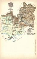 Ung vármegye / county map