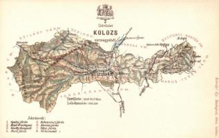 Kolozs vármegye / county map