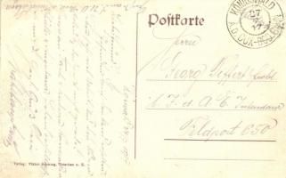 Libouchec, Königswald an der Dux-Bodenbacher Eisenbahn, Deutschnationales Vereinshaus; Verlag Viktor...