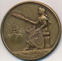 1942. "Magyar Sakkszövetség / Cégliga Csapatbajnokság 1941-42. X" Br díjérem (40mm) T:2