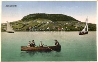 Badacsony, csónakázók