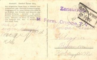 Hochzirl, Mittenwaldbahn Station, Gasthof Kaiser Max / railway station, inn