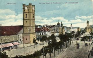 Debrecen, Ferencz József út, Évszázados evangélikus kistemplom, Mayer Jenő üzlete (EK)