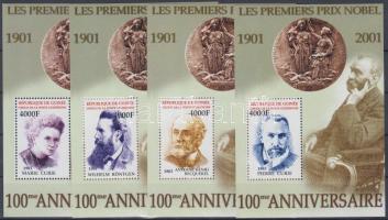 Centenary of Nobel Price blockset, 100 éves a Nobel-díj blokksor