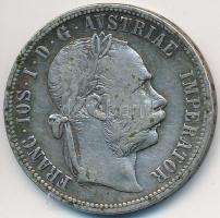 Ausztria 1886. 1Fl Ag "Ferenc József" T:2- Austria 1886. 1 Florin Ag "Franz Joseph" C:VF