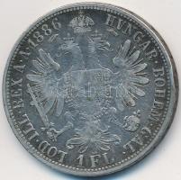 Ausztria 1886. 1Fl Ag "Ferenc József" T:2-
Austria 1886. 1 Florin Ag "Franz Joseph&qu...
