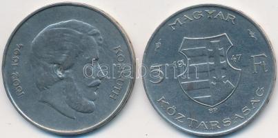 1947. 5Ft Ag "Kossuth" (2x) T:2,2- Adamo F8.1