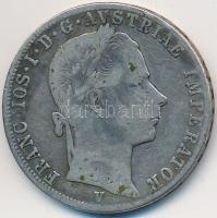 Ausztria 1858V. 1Fl Ag "Ferenc József" T:3 Austria 1858V. 1 Florin Ag "Franz Joseph" C:F