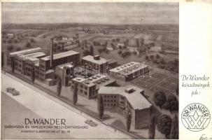 Budapest X. Dr. Wander Gyógyszer és tápszergyár Rt., reklám; Keresztúri út 30-38. (EK)