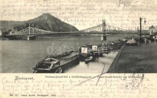 Budapest, Ferenc József híd, Ganz Antal, No. 27. (EK)