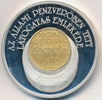 1987. "Az Állami Pénzverőben tett látogatás emlékére" emlékérem T:PP felületi karc