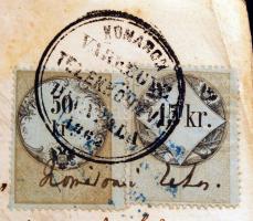 cca 1836-1879 Régi magyar és német nyelvű okmányok: kötelezvény, beadvány, nyugta, 2 iraton, több ok...