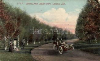 Omaha, Nebraska, Milier Park, Birch Drive, automobile (EK)