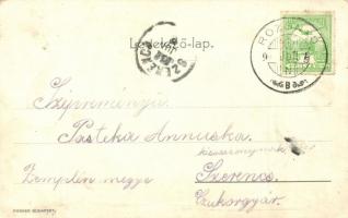 Rozsnyófürdő, Lakóház / apartment house, Art Nouveau floral