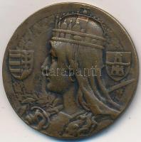 ~1925. "Magyar Királyi Állami Pénzverő Látogatási Érme" Br emlékérem (35,5mm) T:2,2-