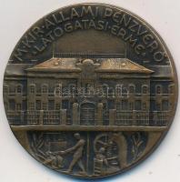 ~1925. "Magyar Királyi Állami Pénzverő Látogatási Érme" Br emlékérem (35,5mm) T:2,2-