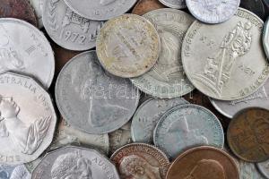 57db külföldi fémpénz tétel, közte jobb darabokkal T:vegyes 57pcs of metal coins, with some interesting pieces C:mixed