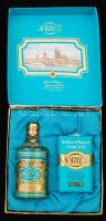 No 4711 valódi kölni kölni díszdobozban bontatlan szappannal / Vintage eau de cologne