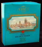 No 4711 valódi kölni kölni díszdobozban bontatlan szappannal / Vintage eau de cologne
