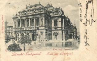 1899 Budapest VI. Oprera; D. Halberstadt (fl)