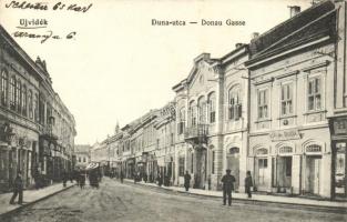 Újvidék, Duna utca, Gruics K. üzlete / street, shop (EK)