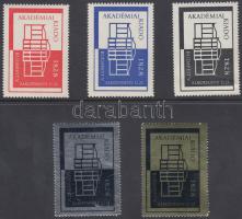 Akadémiai Kiadó reklámbélyeg 5 db levélzáró