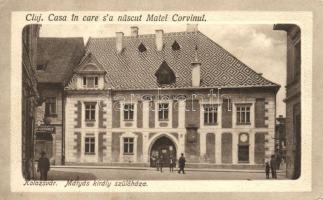 Kolozsvár, Mátyás király szülőháza / birth house of Matthias Corvinus (fa)