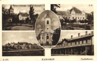 Hajmáskér, Parancsnoksági épület, Vasútállomás, 6. és III. épület