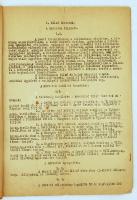 1943 A Pesti Izraelita Hitközség Körzeteinek szabályzata, gépelt irat, 9p