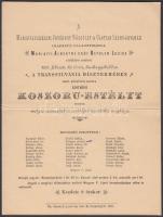1891 A Marosvásárhelyi Jótékony Nőegylet és Clotild Leány-Árvaház Koszorú estélyére szóló meghívó