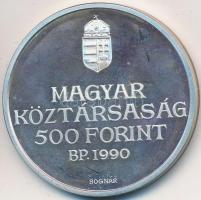 1990. 500Ft Ag "Kölcsey Ferenc" T:PP (ujjlenyomat) Dísztokban
Adamo EM116