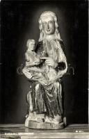 43 db vegyes, szobor témájú motívum lap, benne néhány fotó, vegyes minőségű / 43 mixed postcards, ma...