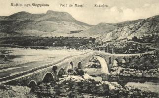 Shkoder, Shkodra; Pont de Messi / bridge