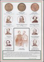 Az 1848-49-es forradalom hősei és vértanúi emléklap