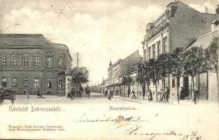 Debrecen, Hunyadi utca; Pongrácz Géza kiadása