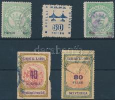 5 klf városi illetékbélyeg