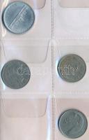 33db vegyes magyar és külföldi fémpénz albumba rendezve T:vegyes