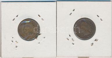 Amerikai Egyesült Államok 1905-1906. 1c Br "Indián" (2x) T:2-
USA 1905-1906. 1 Cent Br &qu...