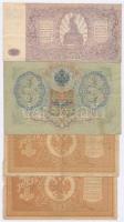 Orosz Birodalom 1898-1909. 1R-10R 6db bankjegy + Dél-Oroszország/Gyenyikin és Vrangel Hadserege 1920...