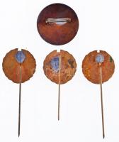 DN "Lótenyésztési Igazgatóság" (3x) + "Magyar Lovas Szövetség" zománcozott jelvé...