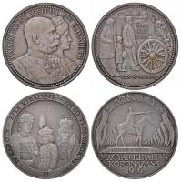 A Magyar Pénzverő és a Münze Österreich közös kiadványa 2006: "1916. Ferenc József és Erzsébet" Ag (31.1g/0.925/40mm) + "IV. Károly" Ag (31.1g/0.999/40mm) mattírozott kivitelben, dísztokban tanúsítvánnyal T:1 Austro-Hungary collection in decorative box. 1916 "Franz Joseph and Elisabeth" Ag (31.1g/0.925/40mm) + "Charles IV" Ag (31.1g/0.999/40mm) with certificate C:UNC