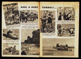 1944 A Képes Tábori Újság III. évfolyamának 32. és 37. száma sok érdekes képpel